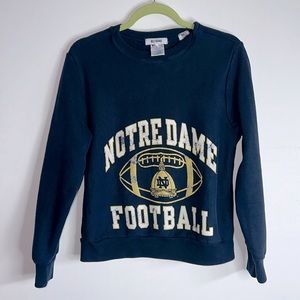 Re/Done x Champion Reverse Weave Reworked Vintage Sweatshirt Notre Dame